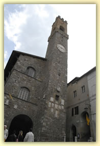 Landscapes of Tuscany view of Montalcino